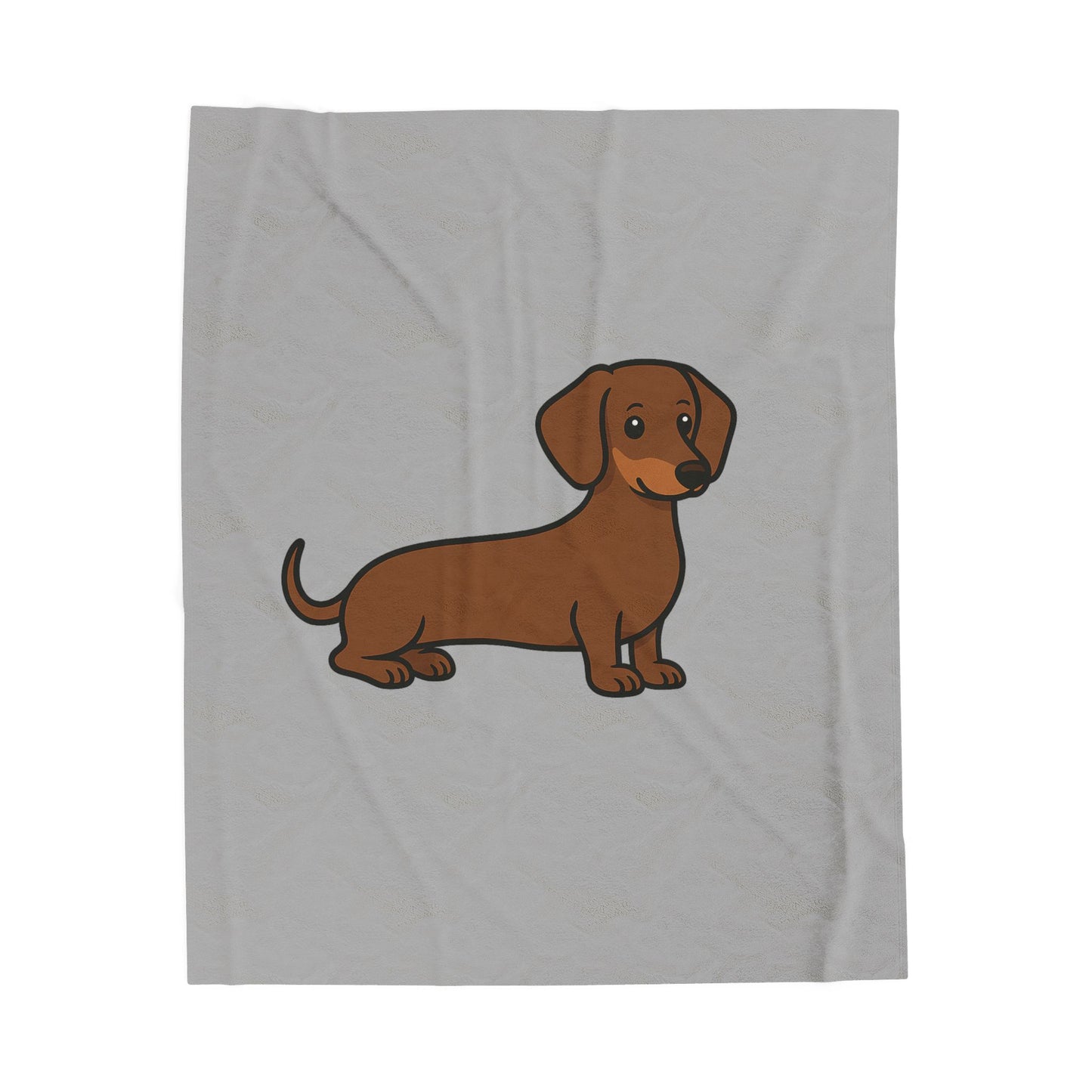 Cartoon Dachshund Plush Blanket – Soft & Cozy Throw