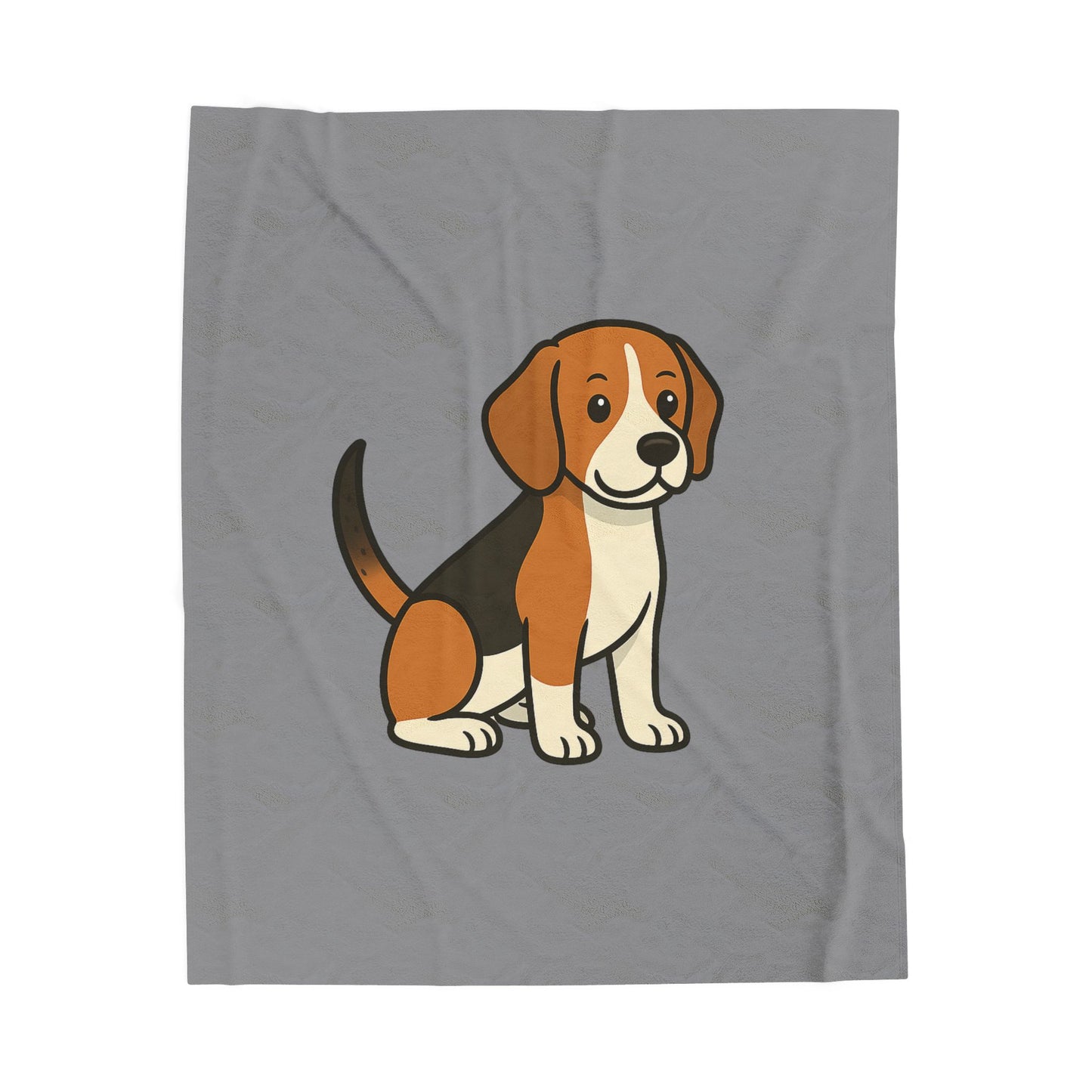 Cartoon Beagle Plush Blanket – Cozy Dog Lover Throw