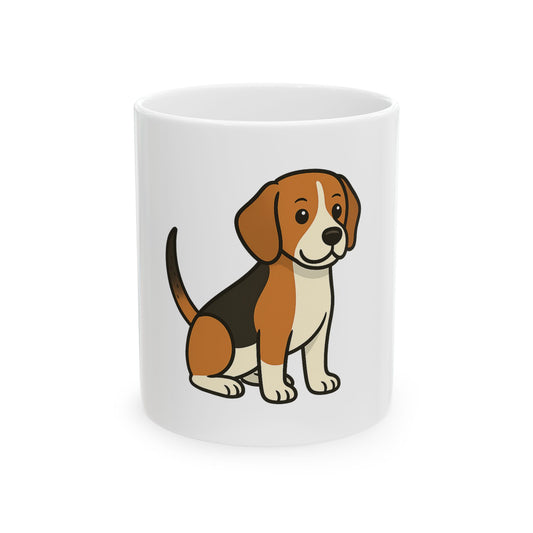 Cartoon Beagle Coffee Mug – Cute Dog Lover Gift