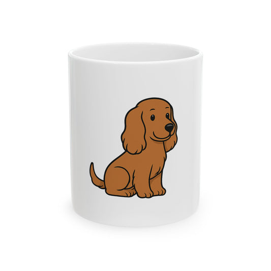 Cartoon Cocker Spaniel Coffee Mug – Cute Cartoon Dog Lover Gift