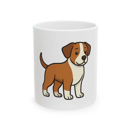 Cartoon Mut Dog Ceramic Coffee Mug – Cute Pet Lover Gift