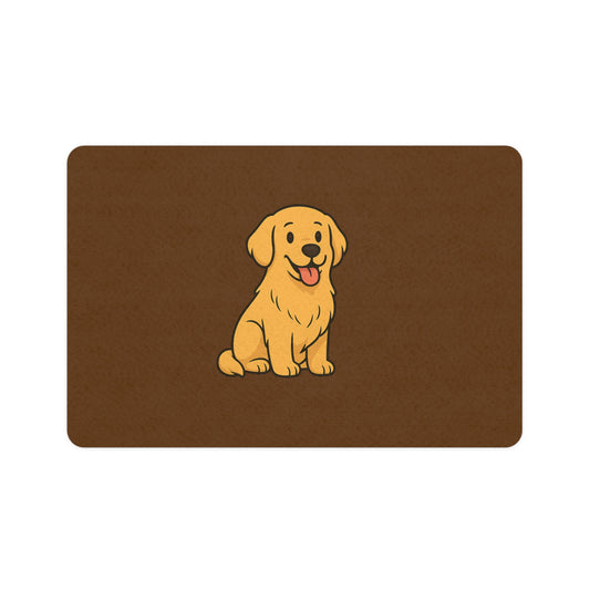 Cartoon Golden Retriever Pet Placemat – Cute Dog Lover Gift