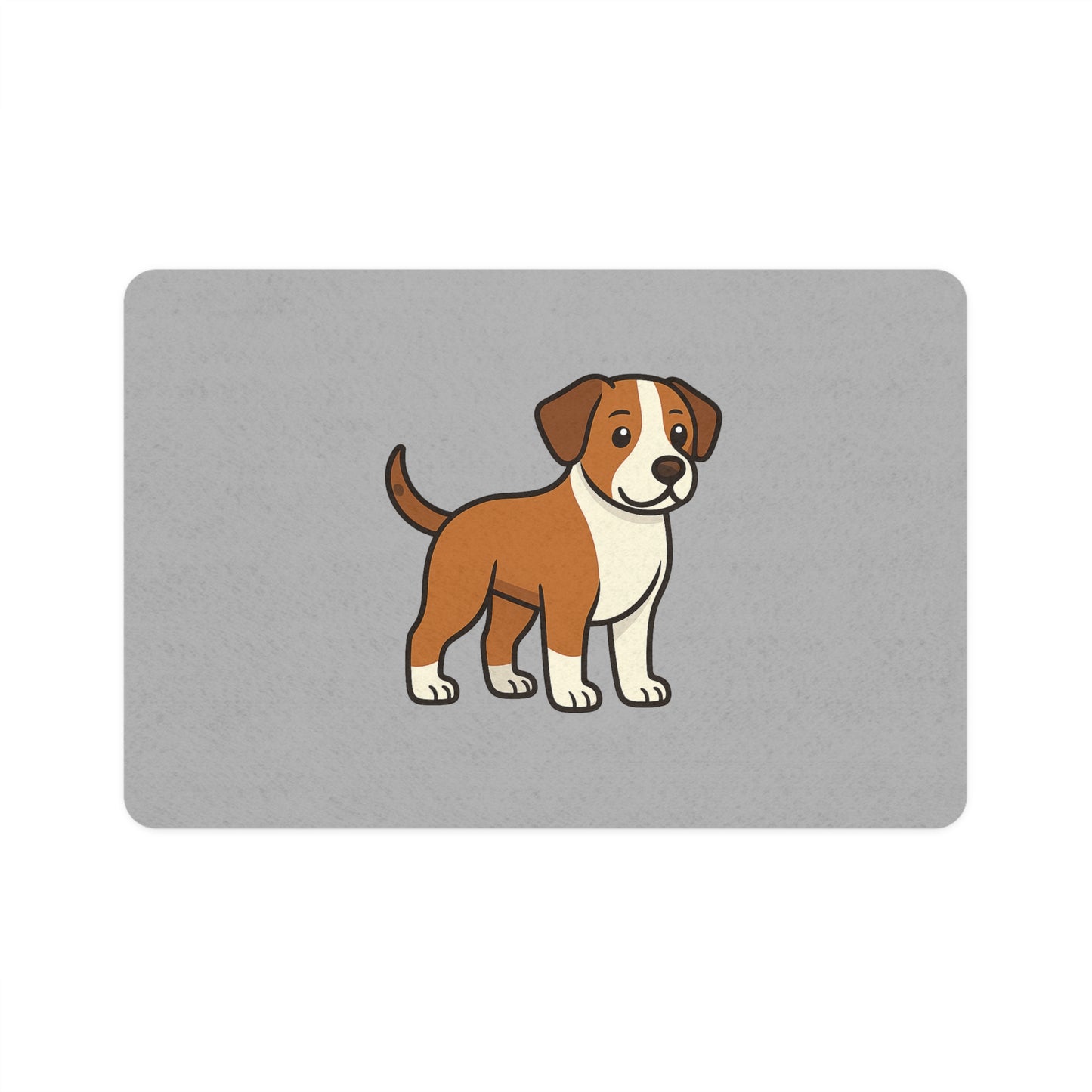 Cartoon Mut Dog Pet Placemat – Non-Slip Food & Water Mat